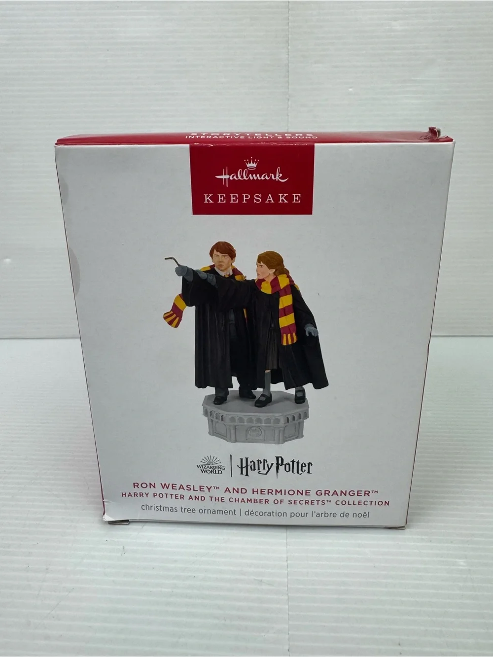 2024 Hallmark Ron Weasley And Hermione Granger Harry Potter Magic Ornament NIB